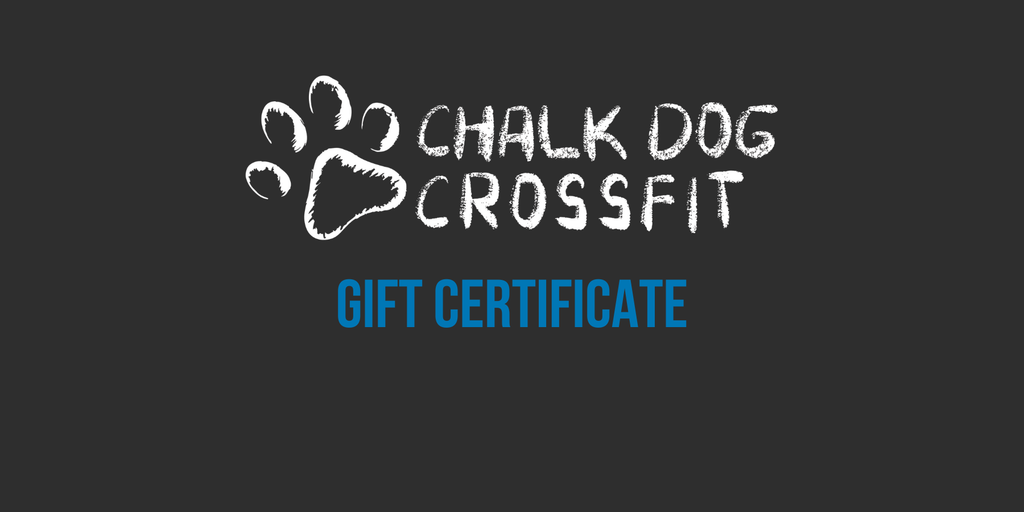 Chalk Dog CrossFit Gift Card