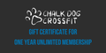 Gift Certificate for One Year of Unlimited Membership