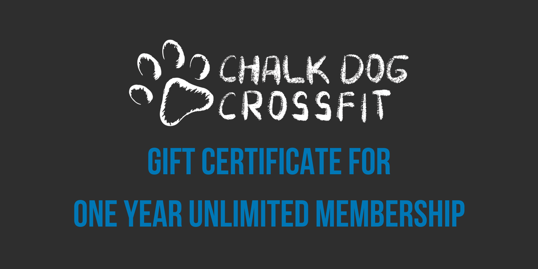 Gift Certificate for One Year of Unlimited Membership